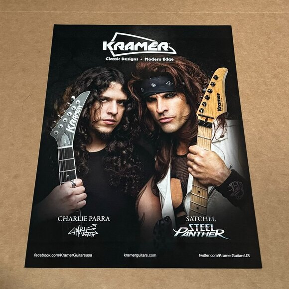 Kramer Art Charlie Parra Satchel Of Steel Panther Kramer Guitars 25